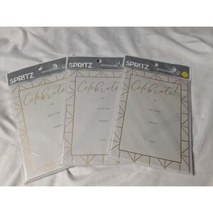 3 Packs Of Spr!tz Invitations‎